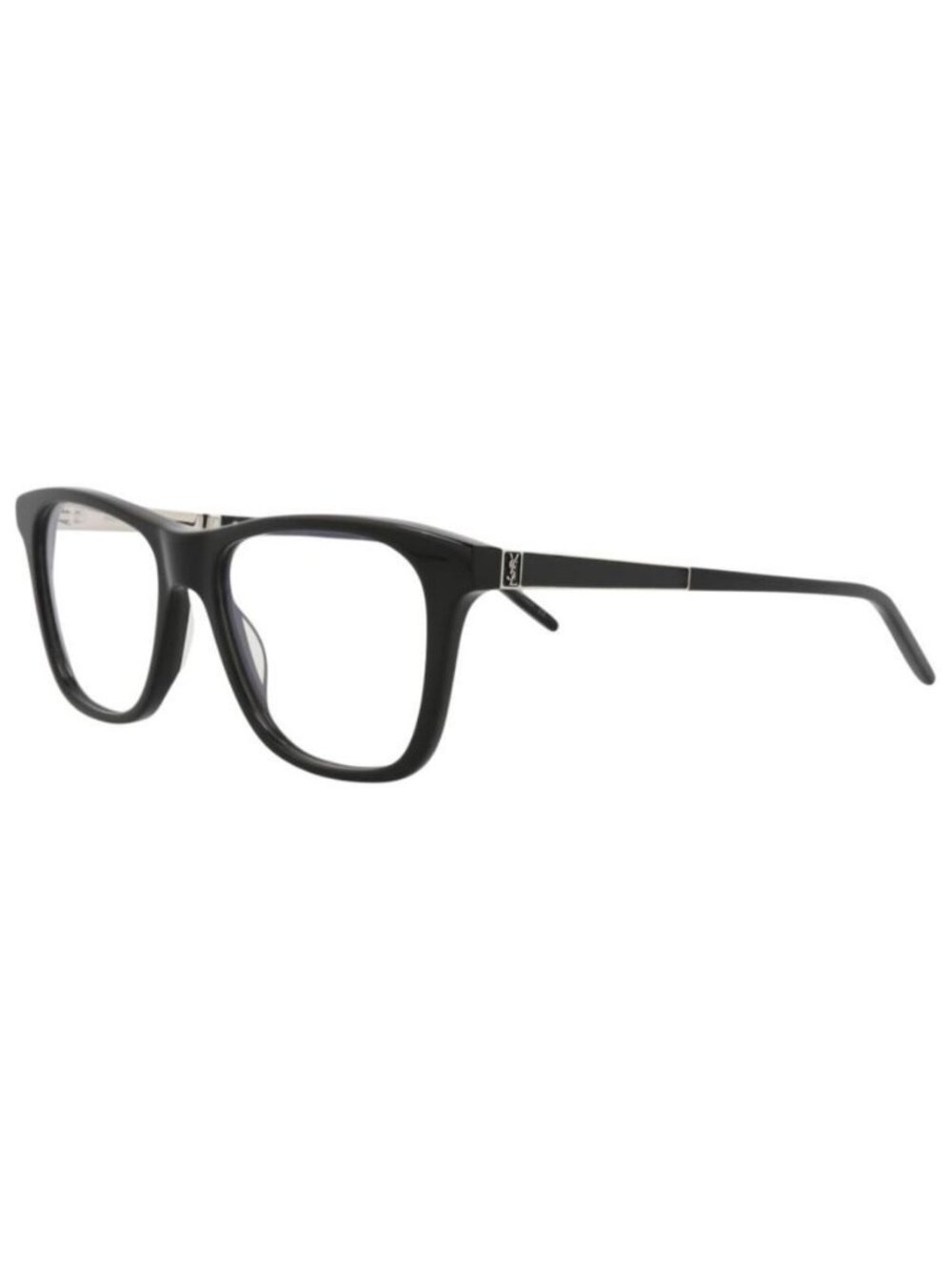 New Saint Laurent Unisex Square/Rectangle Black Silver Transparent Fashion Desig